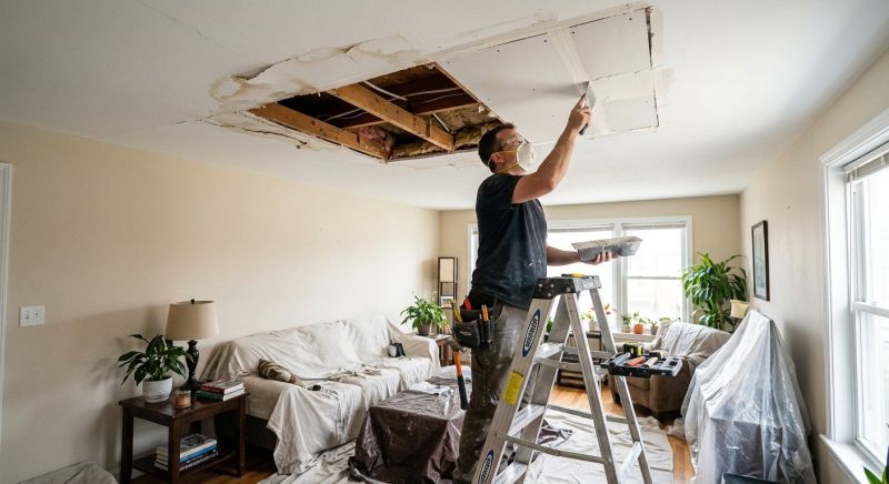 Ceiling Water Damage Repair in Wilmington, NC
