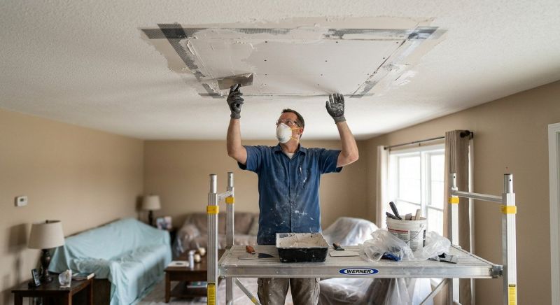 Basement Drywall Repair in Olathe, KS