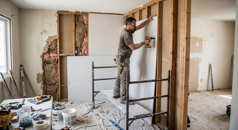 Bedroom Drywall Installation in Alpharetta, GA