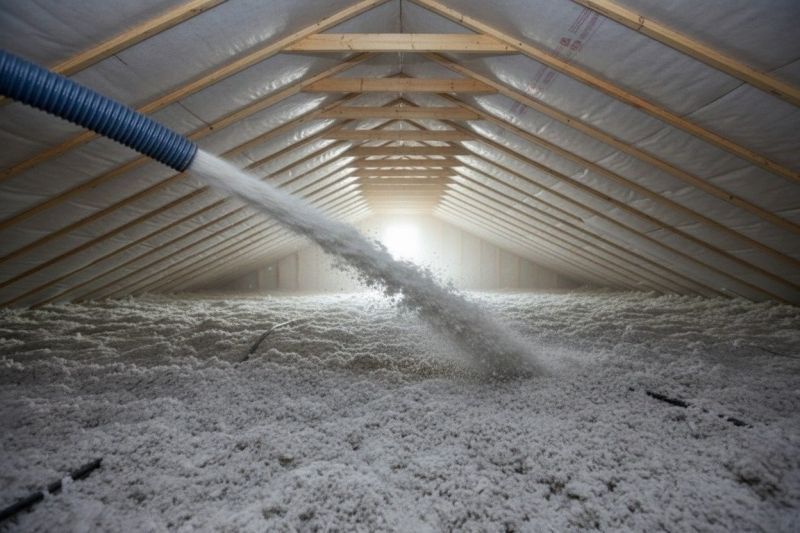 Blown Insulation Installation in Longmont, CO