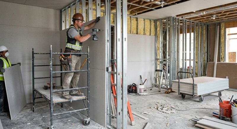 Drywall Construction in Conroe, TX