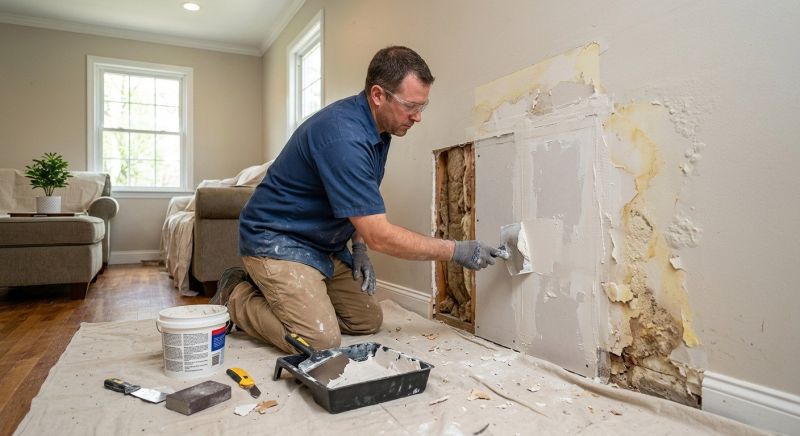 Drywall Water Damage Repair in Conroe, TX