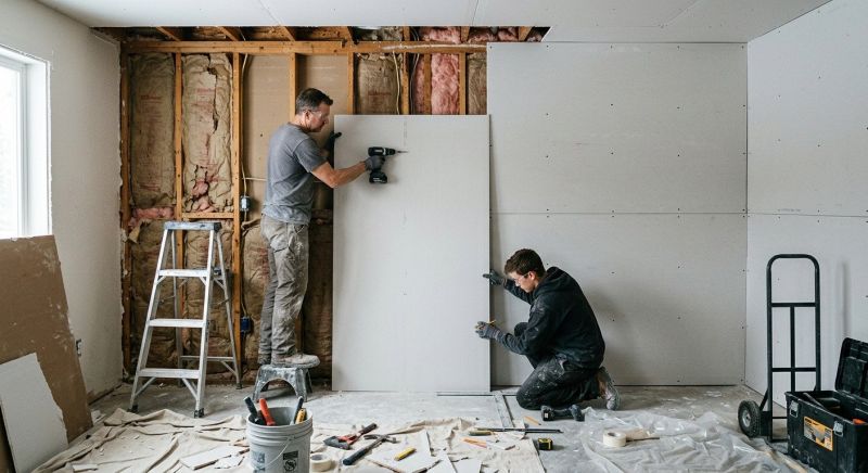 Garage Drywall Replacement in Denver, CO