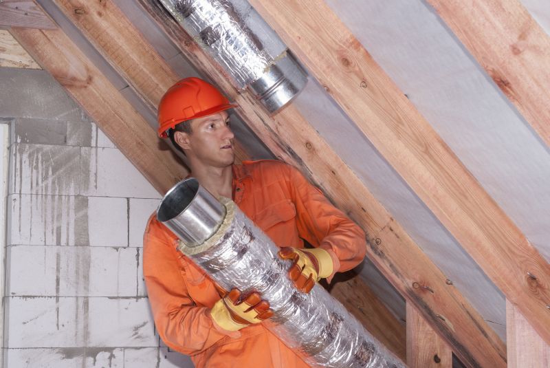 Heat Duct Insulation Installation